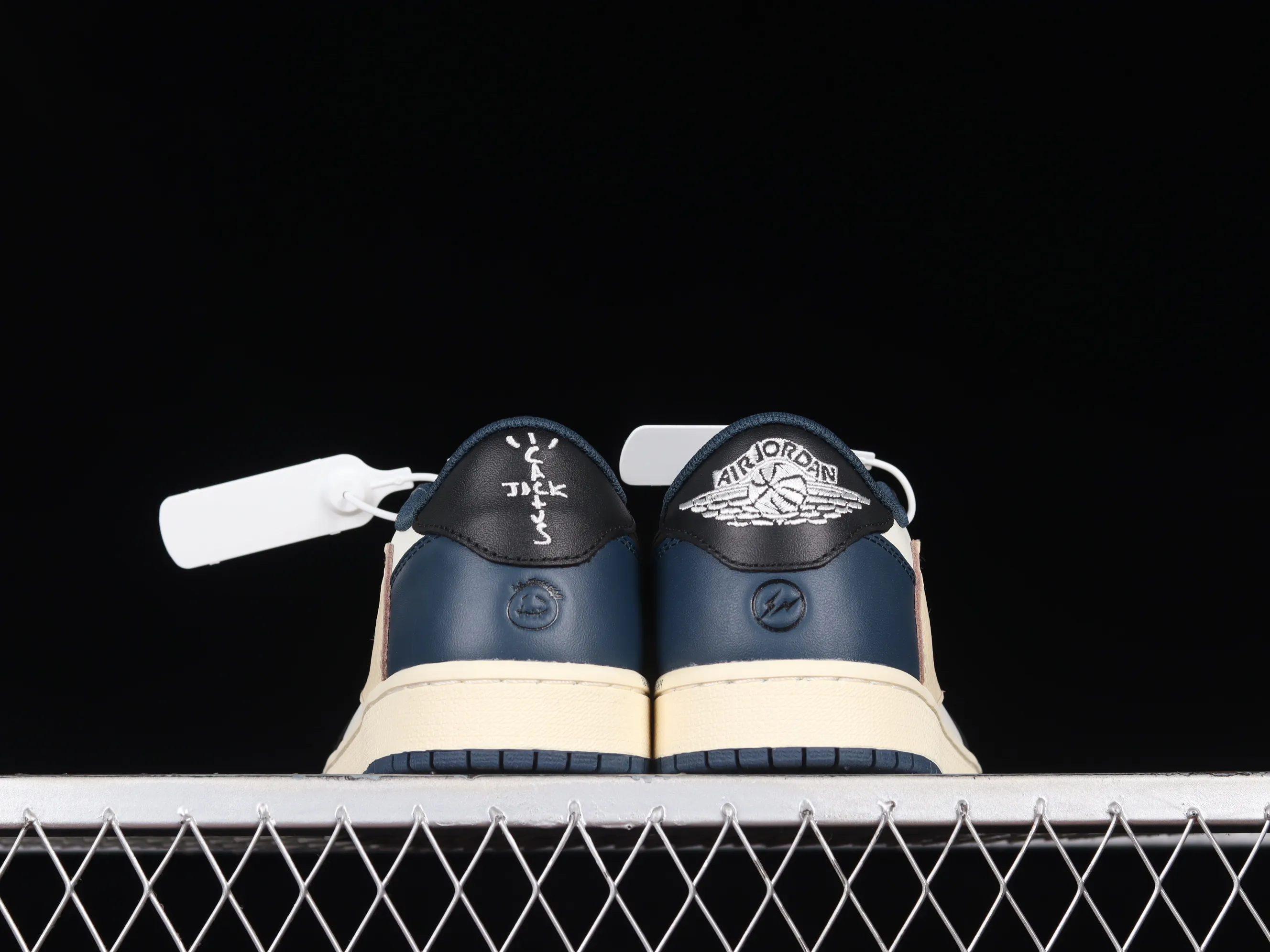 All Categories Air Jordan Jordan Series Basketball Shoes Air Jordan 1 Low Travis Scott x Air Jordan 1 Low OG AJ1 Joe 1 Deep Sea Blue Color Undercut DM7866-400